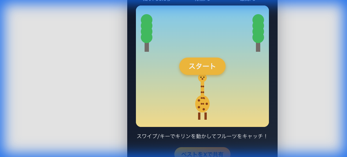 キリンのフルーツタワー